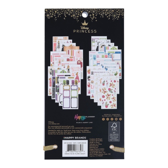 Happy Planner Disney Sleeping Beauty 65th Anniversary Value Pack Stickers - Big - Picture 2 of 6